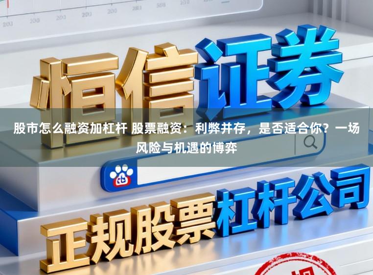 股市怎么融资加杠杆 股票融资：利弊并存，是否适合你？一场风险与机遇的博弈